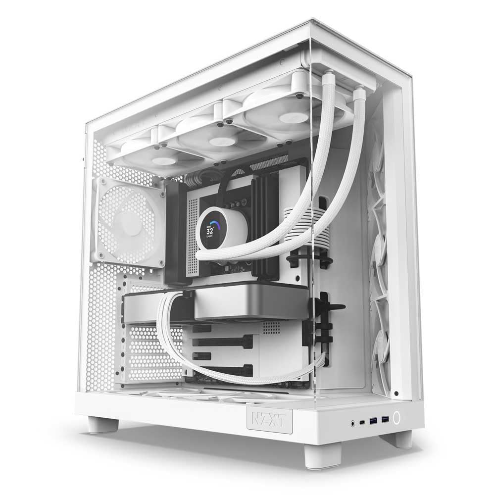 NZXT H6 Flow CC-H61FW-01 Panorama Cam, ATX, 3x120mm Core Fan F120Q